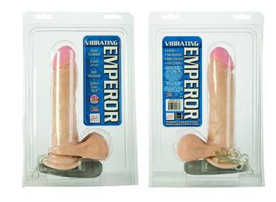 Vibrating Emperor Dildo 8 Inch Ivory