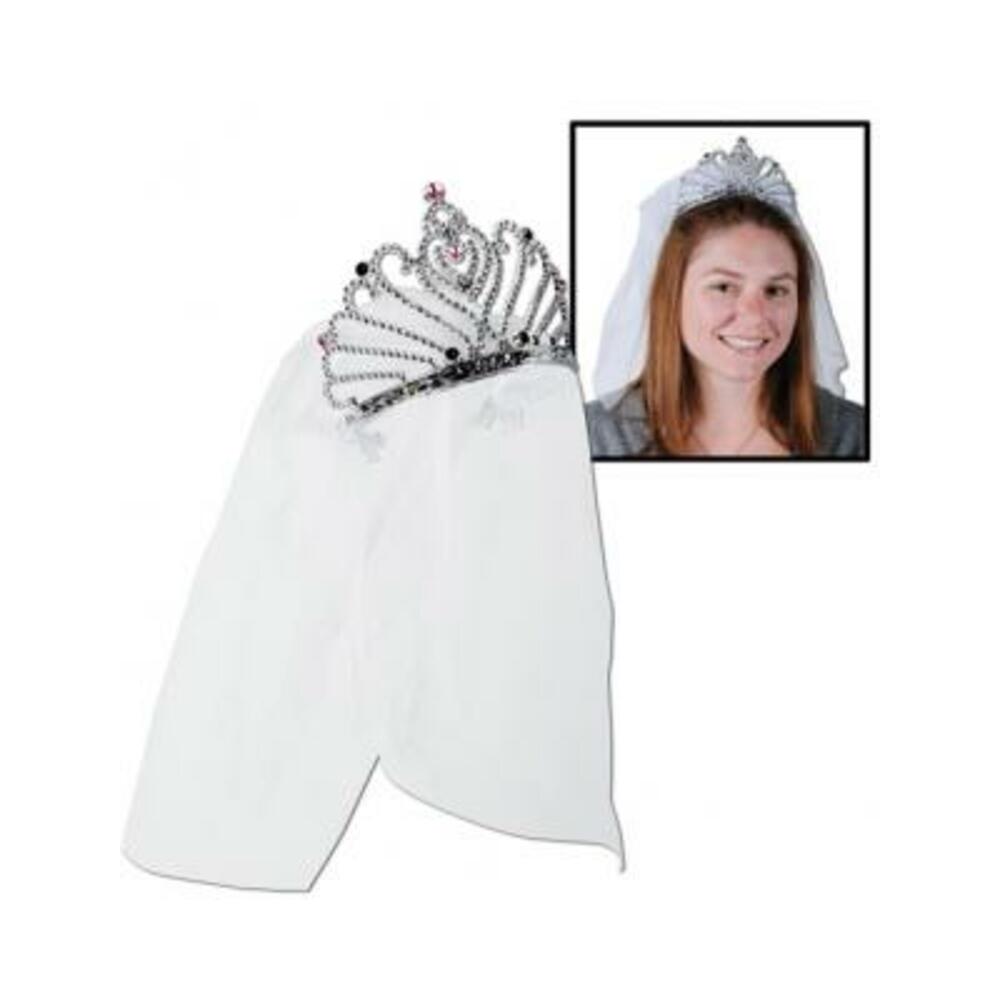 Bride to be tiara and veil