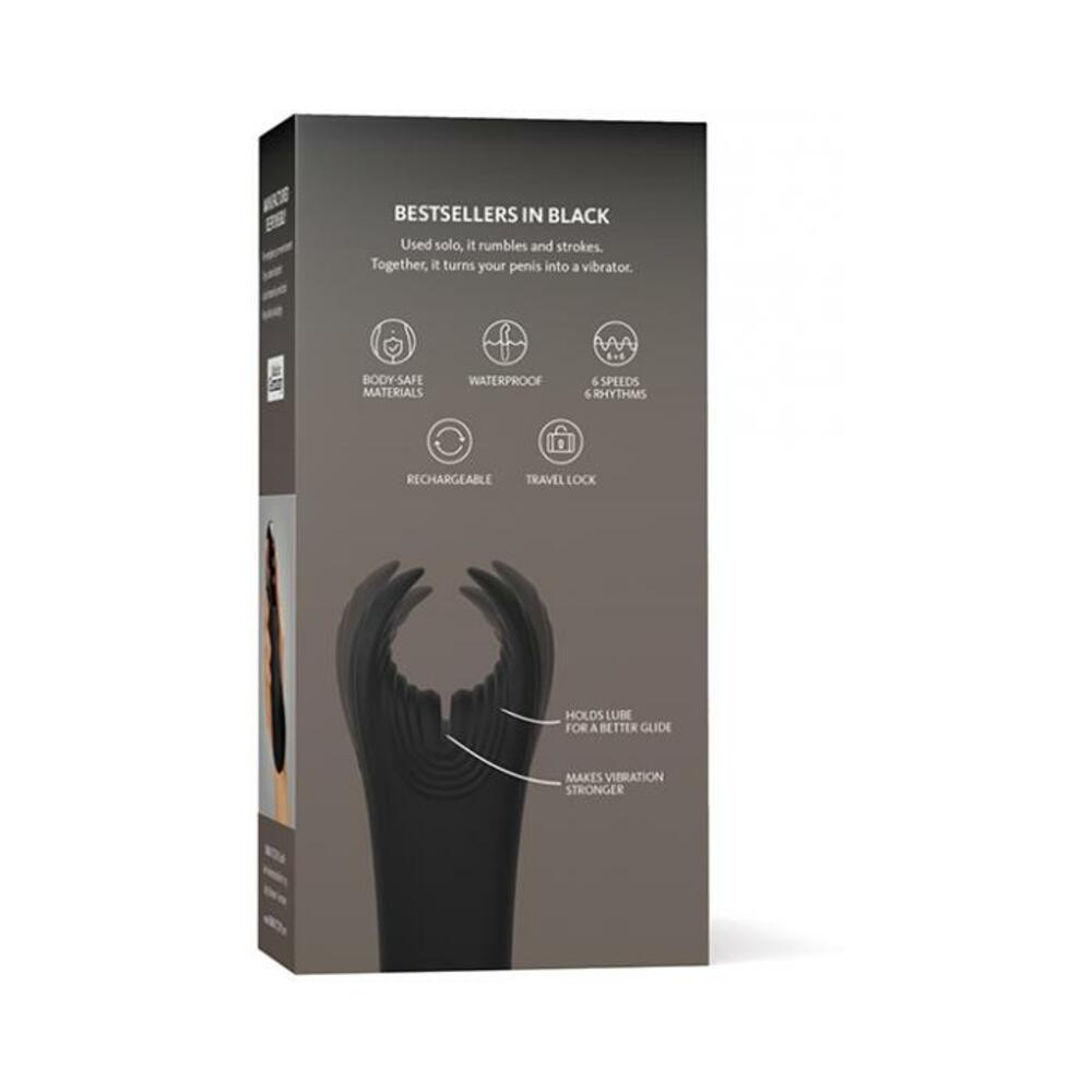 Fun Factory Black Line Manta Man Tool Black Stroker