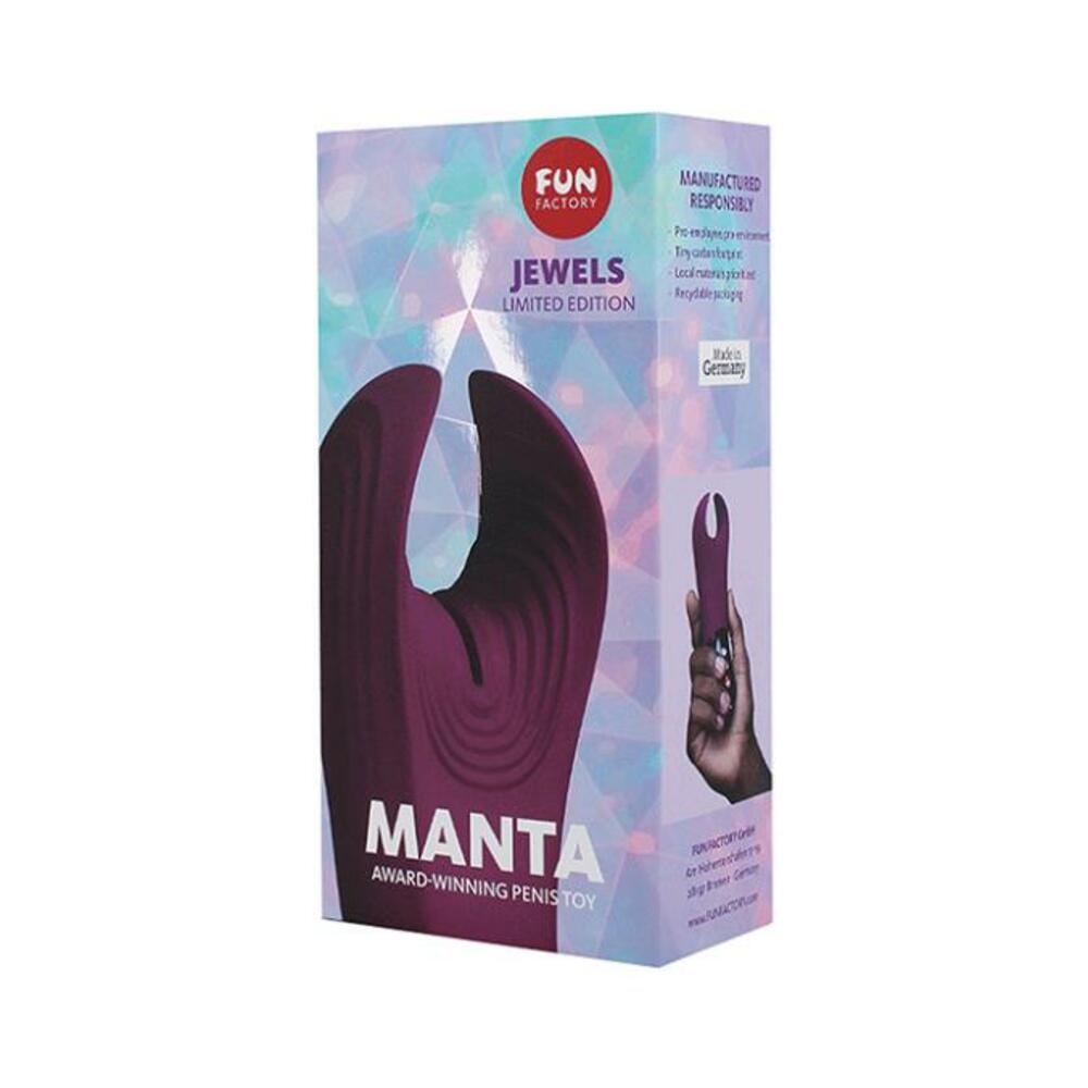 Fun Factory Limited Edition Manta Man Tool - Garnet