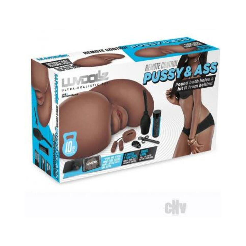 Ld Remote Vibrating Butt Mocha