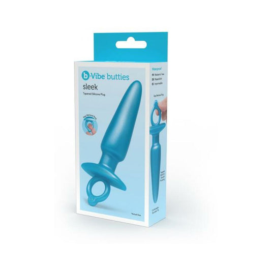 B-vibe Butties Sleek Tapered Silicone Plug