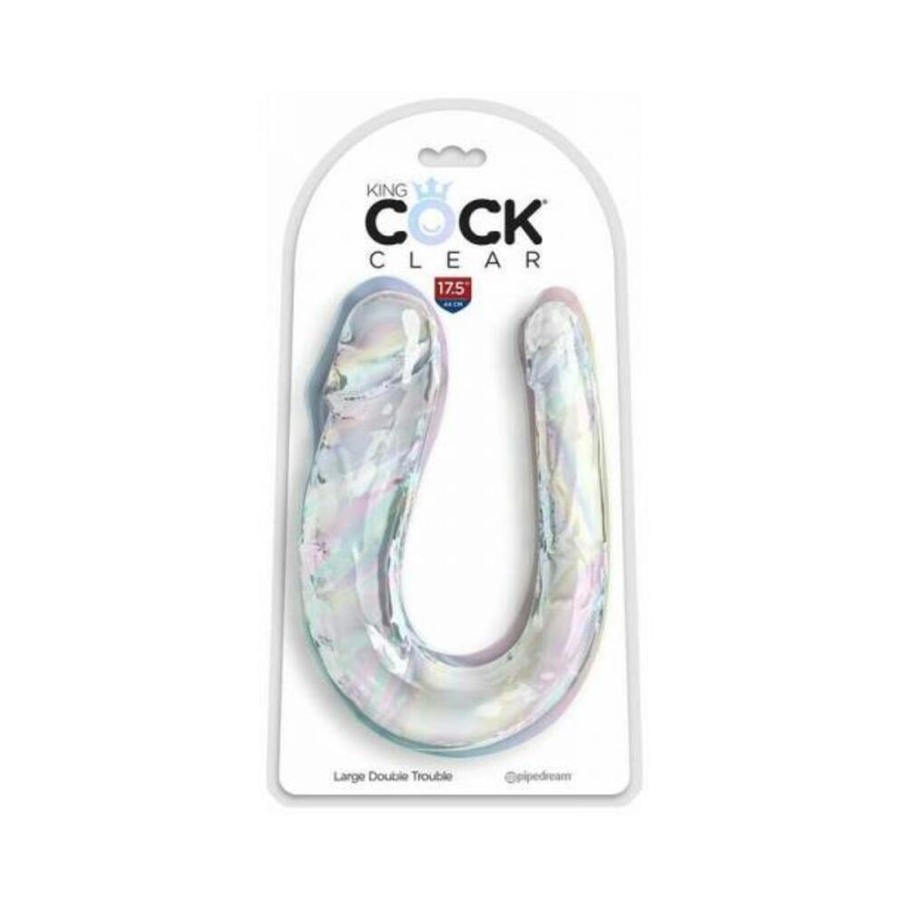 King Cock Clear Large Double Trouble