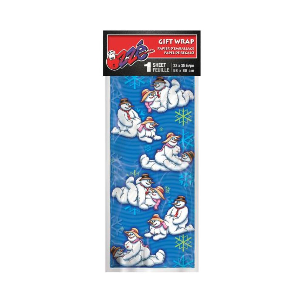 Snowman Holiday Gift Wrap