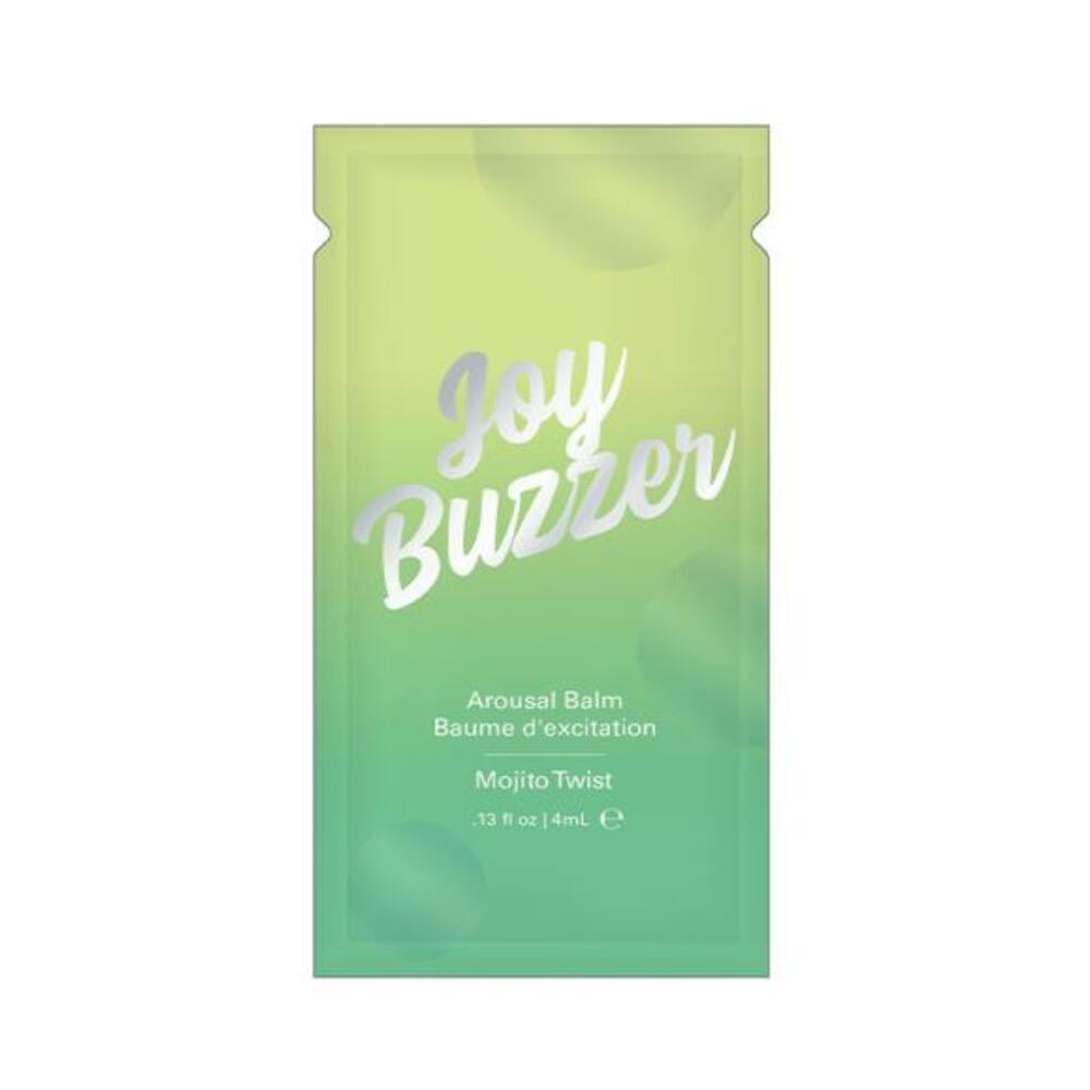 Joy Buzzer Clitoral Arousal Balm Mojito Twist (bulk Pack24 Pcs) .13 Oz Foil