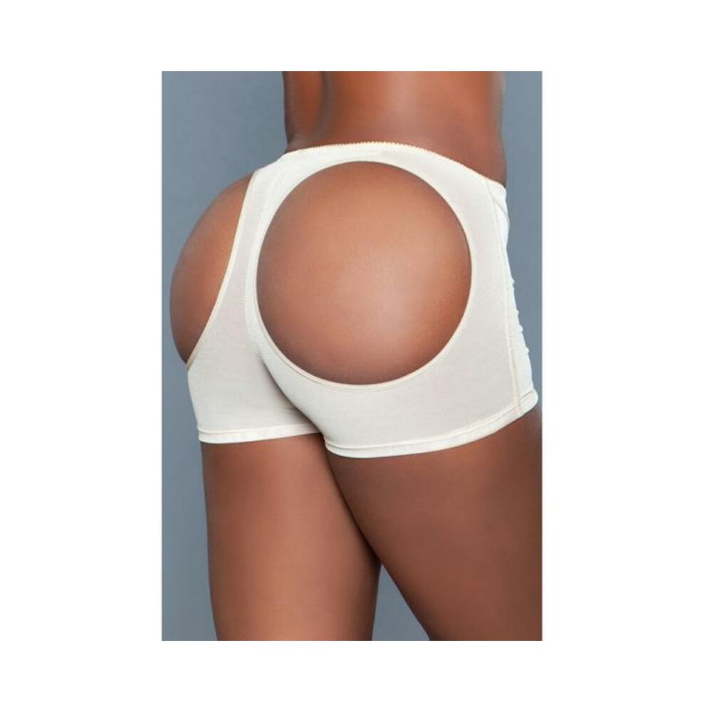 Bewicked Butt Booster Boyshort Nude S
