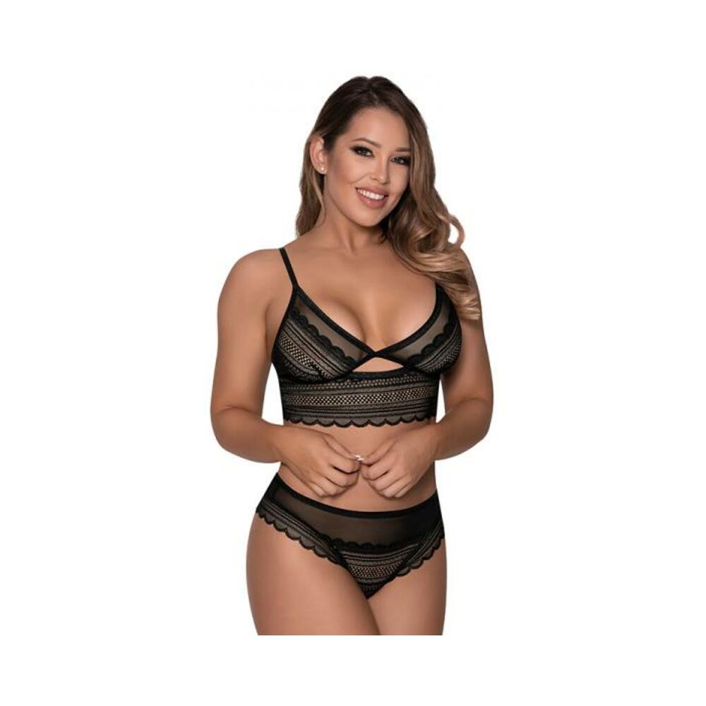 Magic Silk Modern Romance Braltt & Hipster Black L/xl