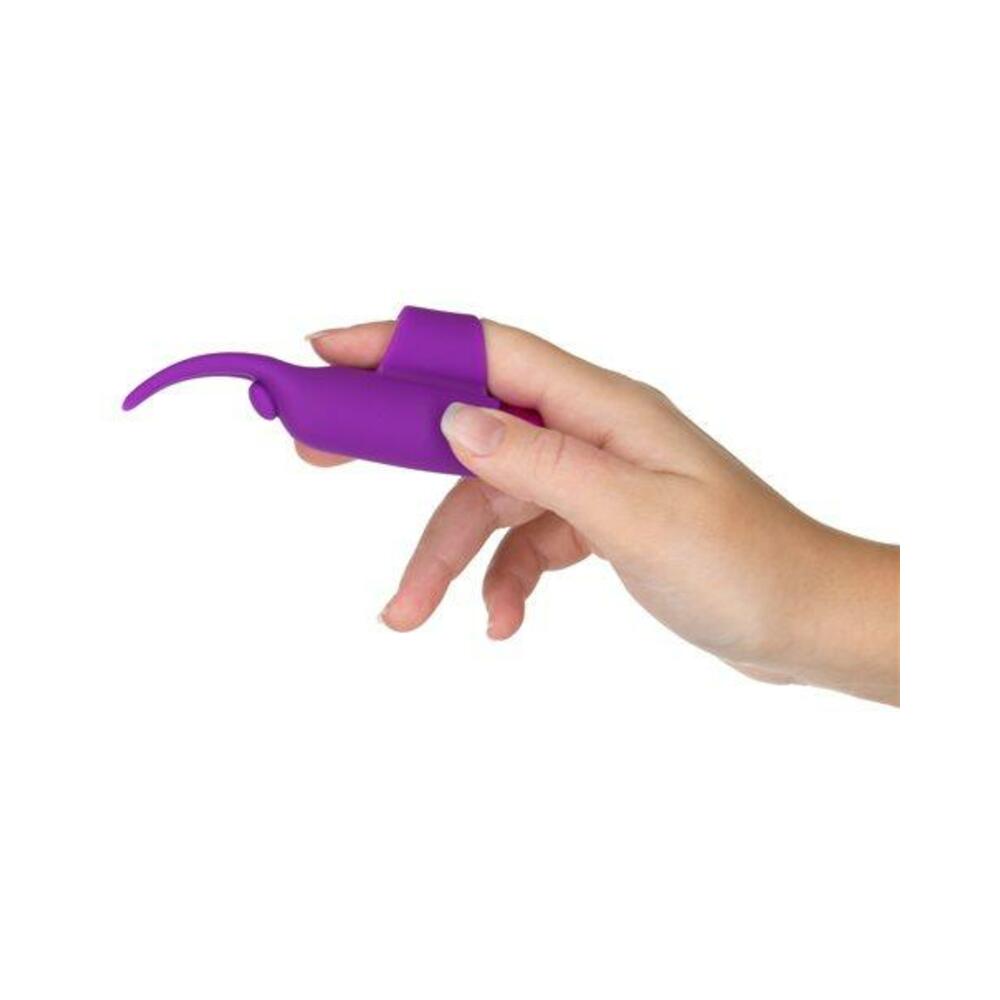 Powerbullet Teasing Tongue With Mini Rechargeable Bullet 2.5 In. Purple