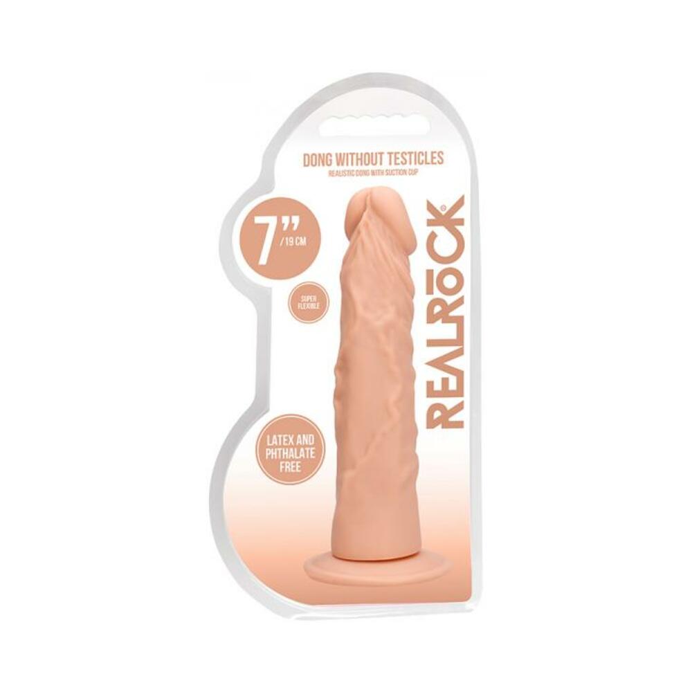 Real Rock Realistic Dildo - 7" - 17 Cm - Vanilla