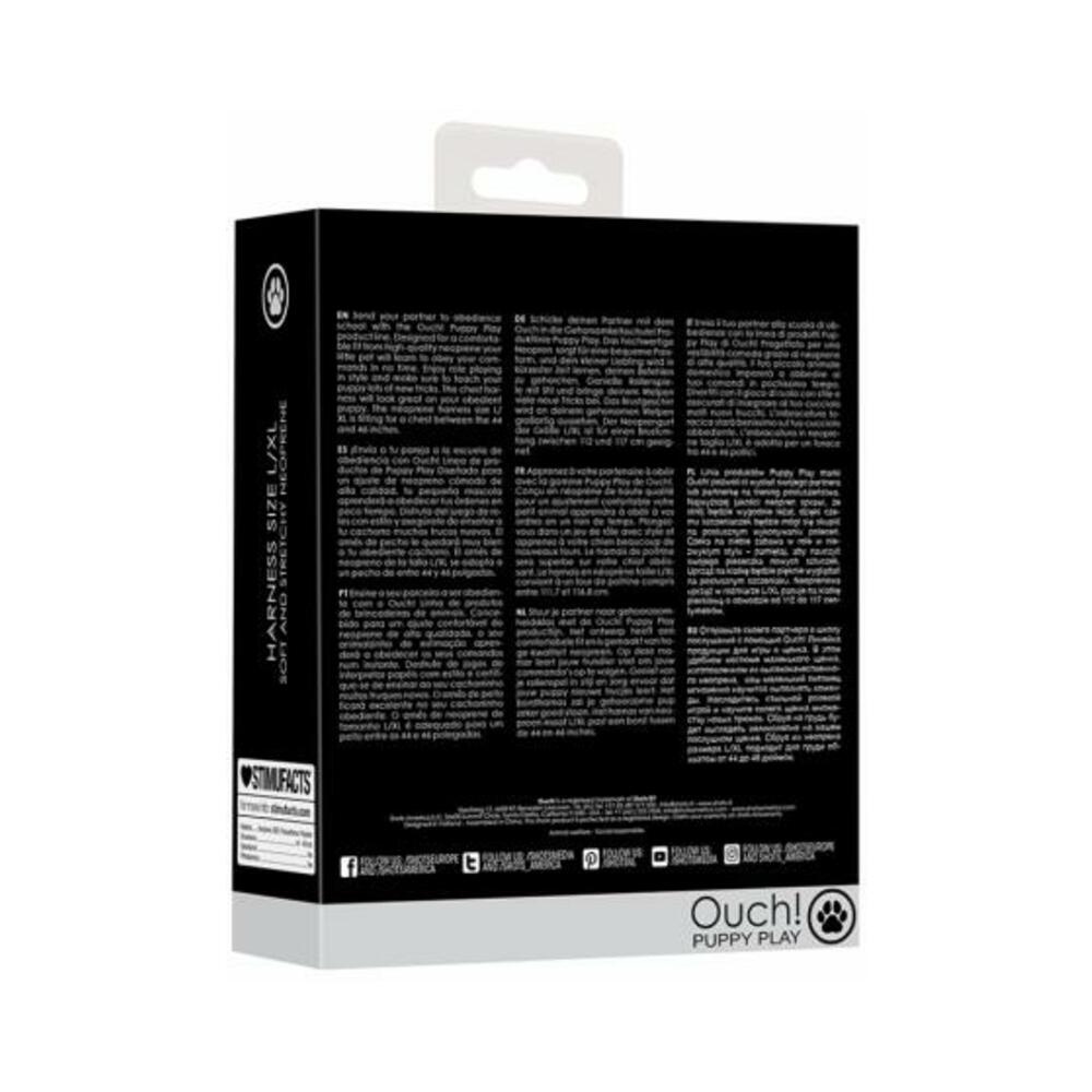 Ouch Neoprene Harness L/xl Black