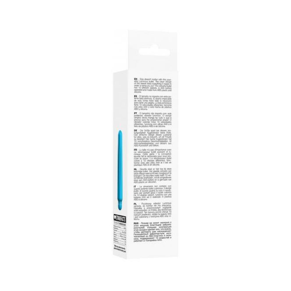 Luminous Delia Abs Bullet With Silicone Sleeve 10 Speeds Turquoise