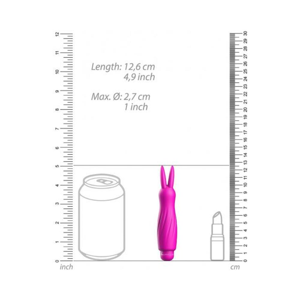 Luminous Sofia Abs Bullet With Silicone Sleeve 10 Speeds Fuchsia