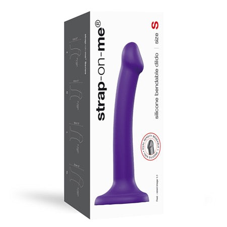 Strap On Me Silicone Bendable Dildo Small - Purple