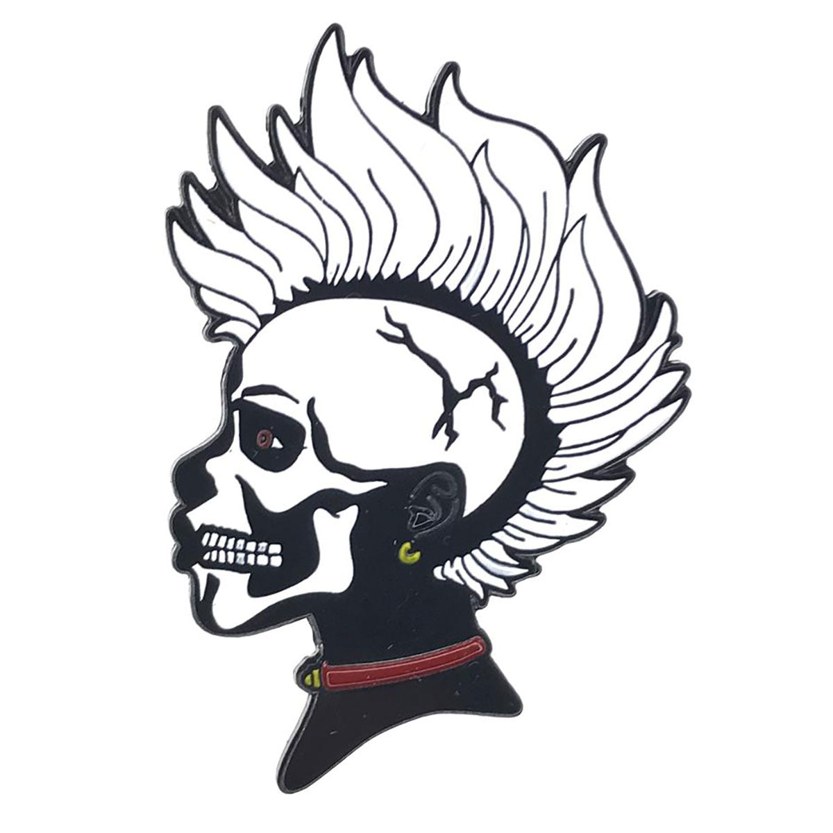 Geeky & Kinky Skull Hawk Pin