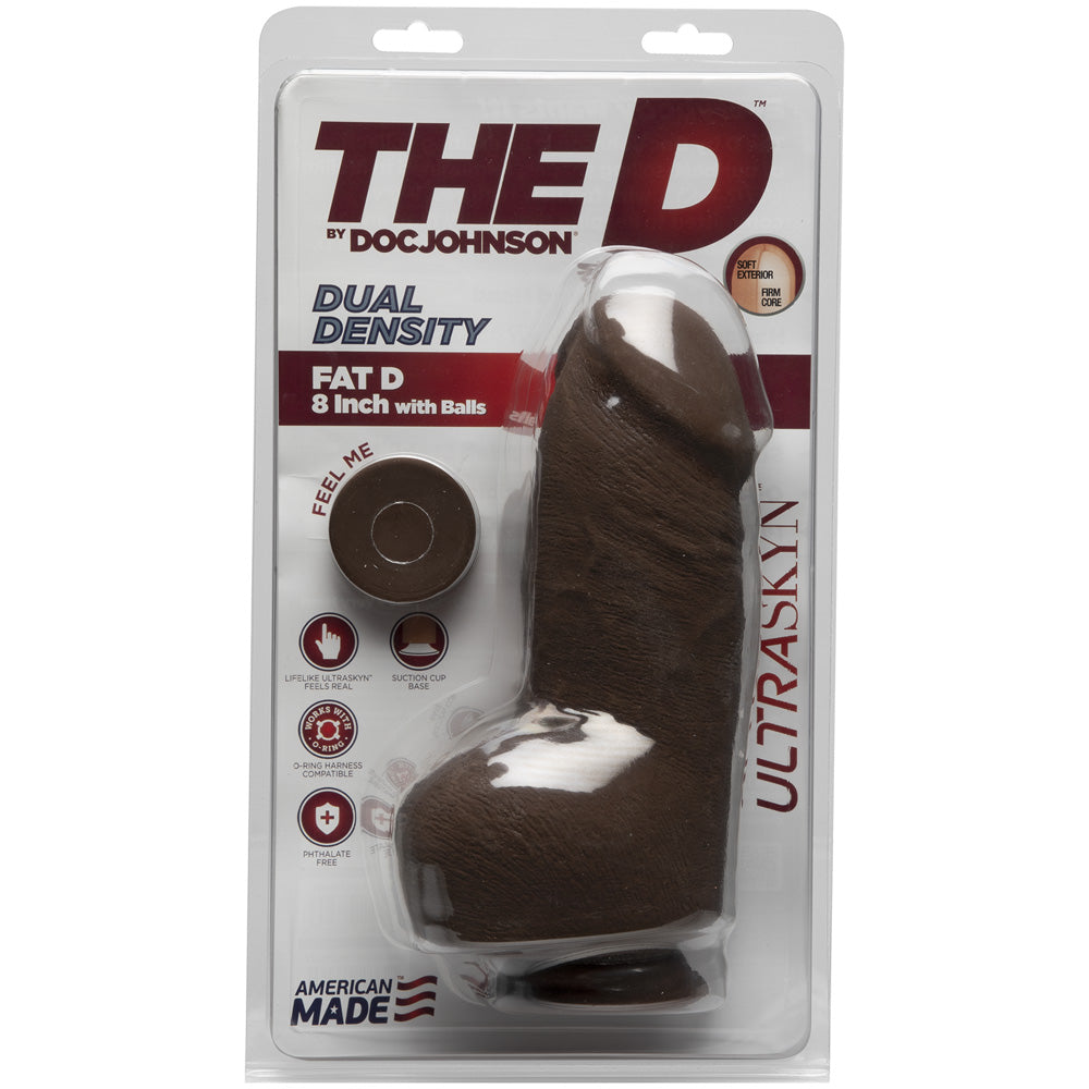 The D 8 Fat D w/Balls - Chocolate