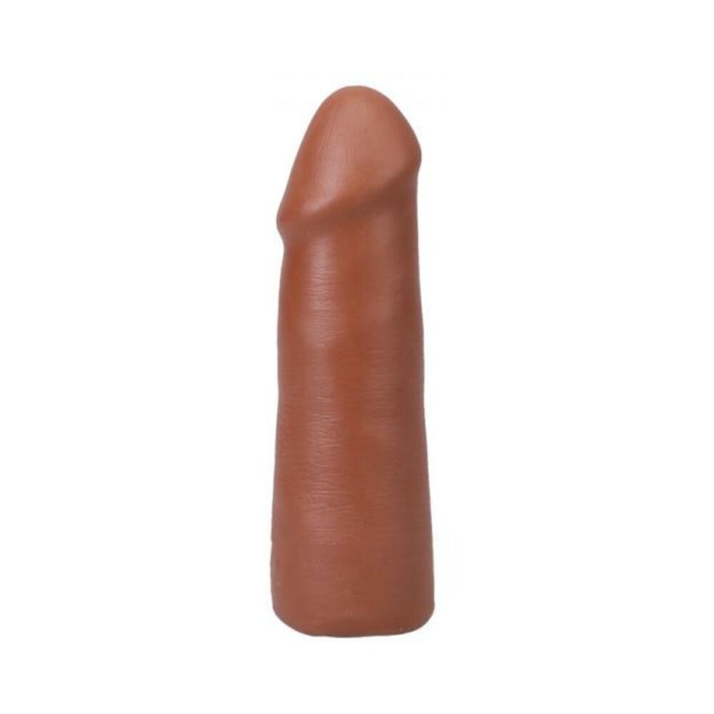 The Realistic Cock 5 In. Ultraskyn Vac-u-lock Dildo Caramel