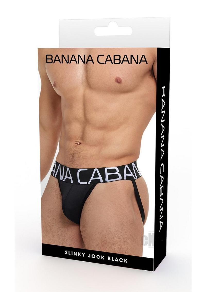 Banana Cabana Jock L/xl Black