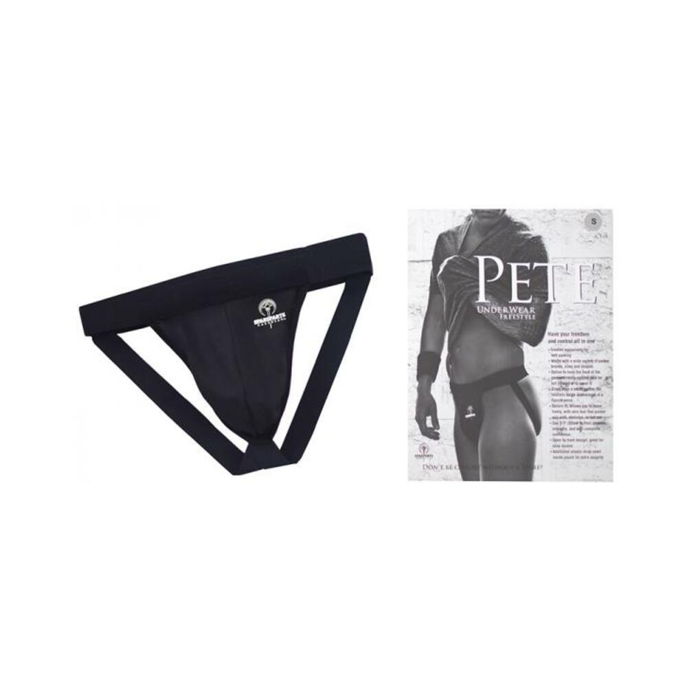 Spareparts Pete Freestyle Nylon Packing Jock Black Size S