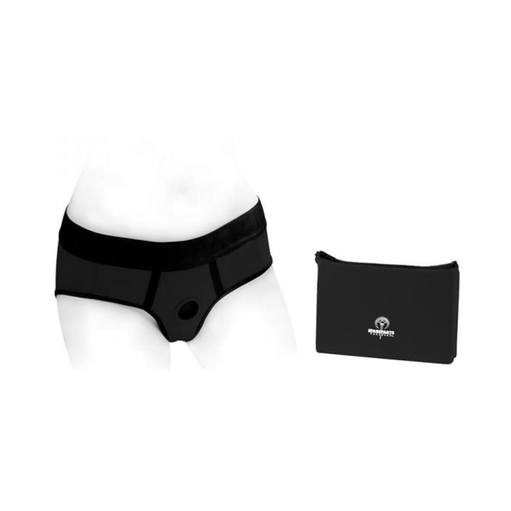 Spareparts Tomboi Nylon Briefs Harness Black Size 2xl