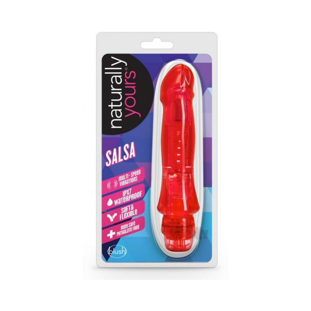 Naturally Yours - Salsa Vibrator - Red