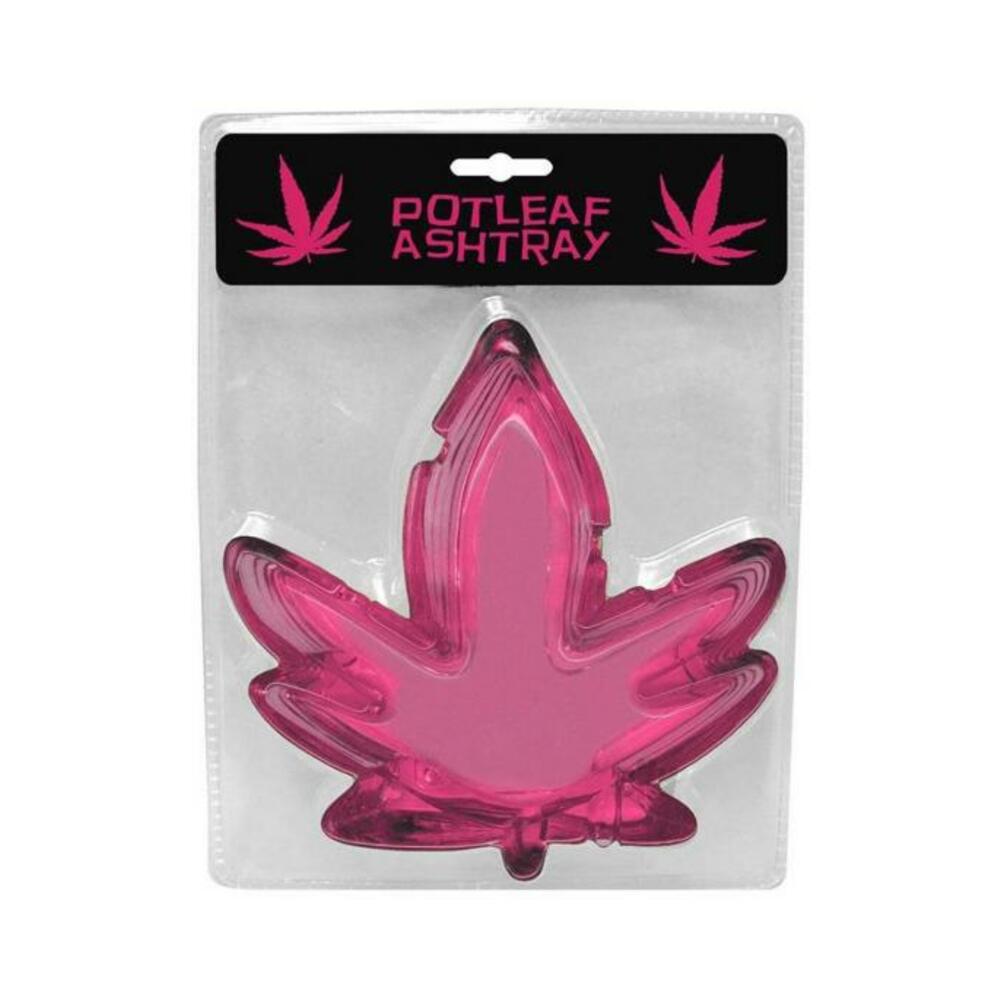 Pink Pot Leaf Ashtray
