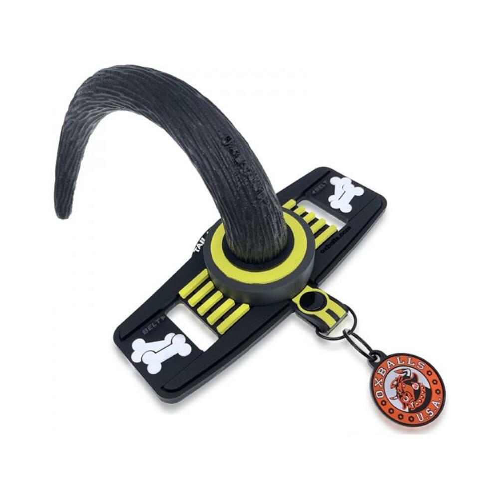 Oxballs Tail Handler Belt Strap With Pup Tail Silicone/pvc Yellow