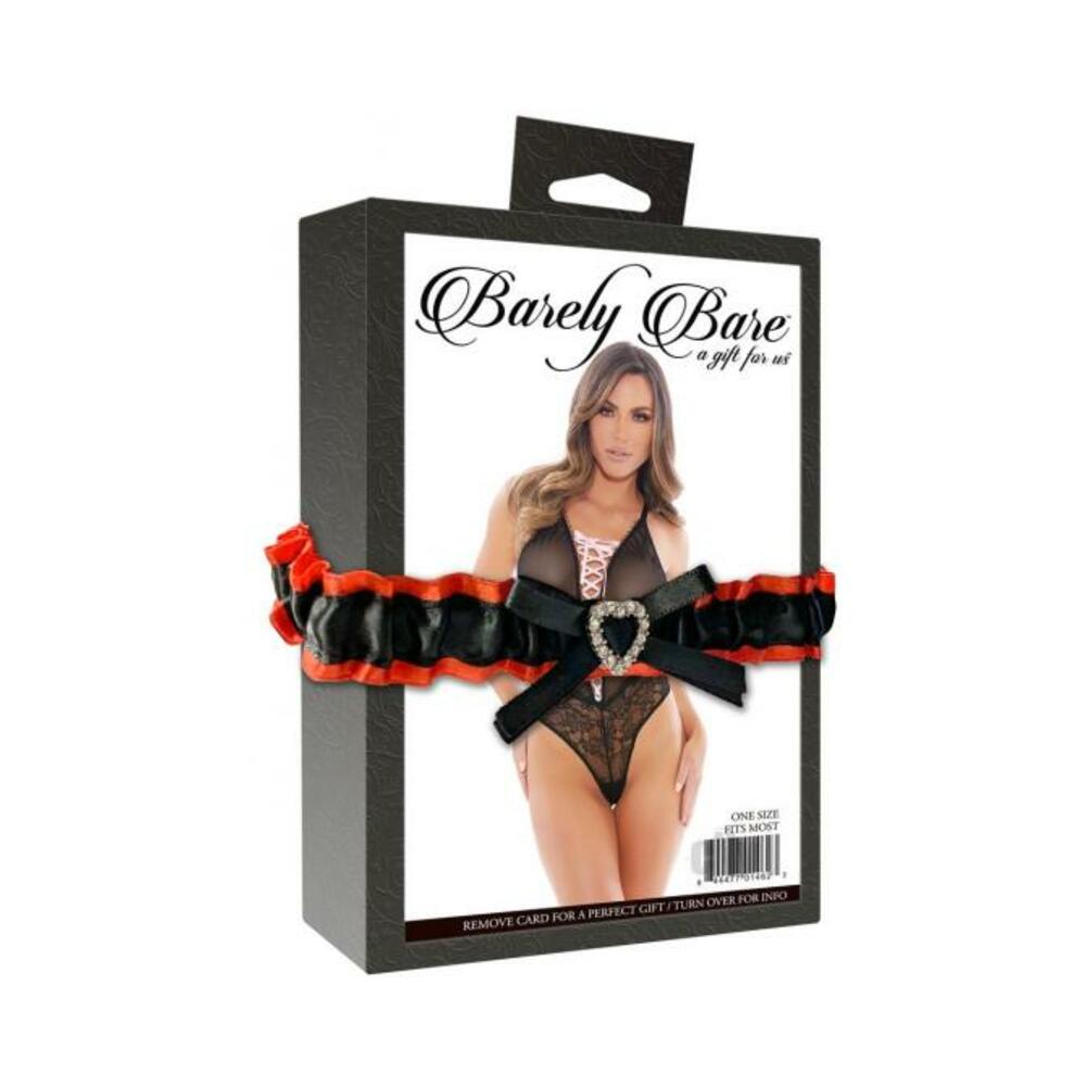 Barely Bare Lace Up Teddy Black O/S