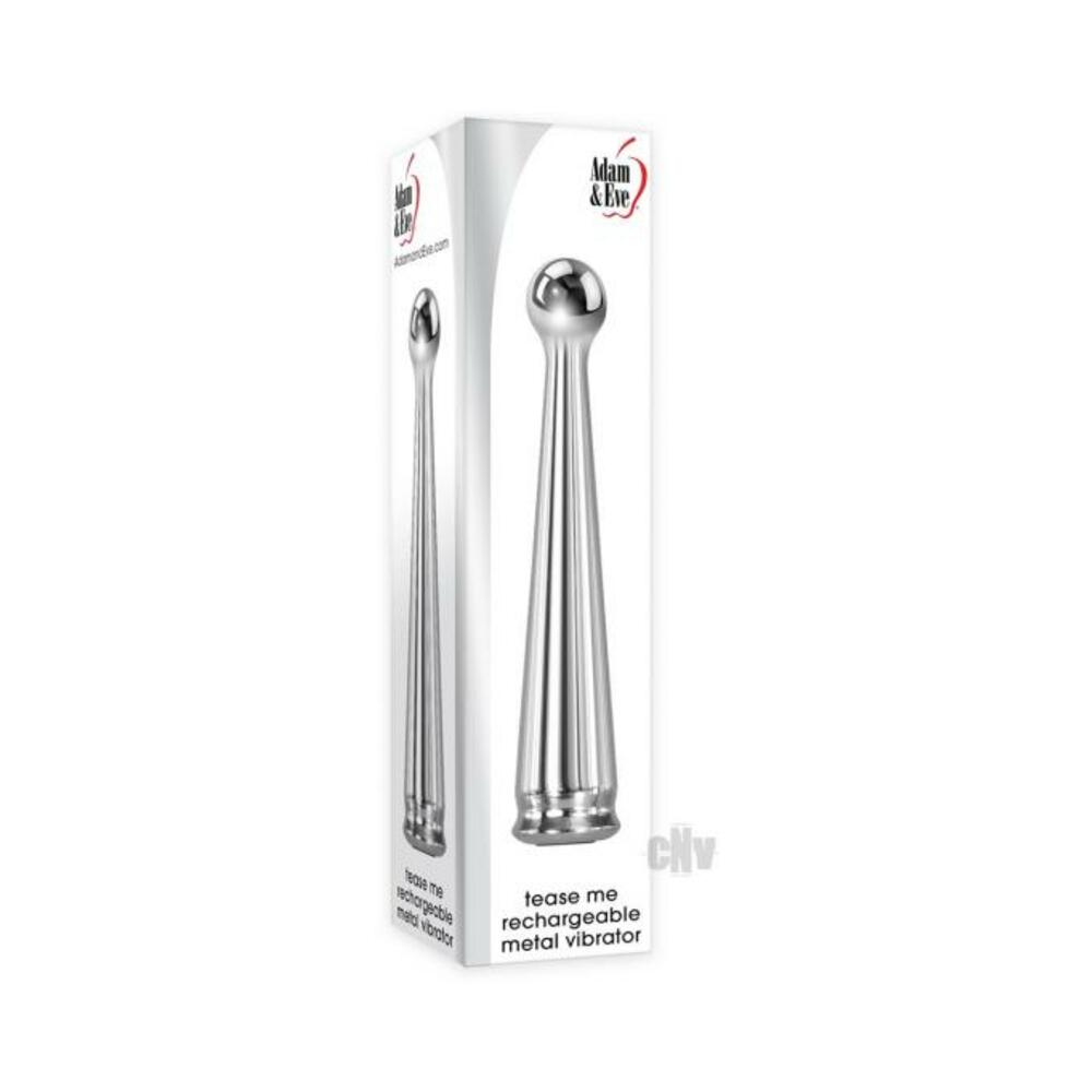 A&E Tease Me Rechargeable Metal Vibrator