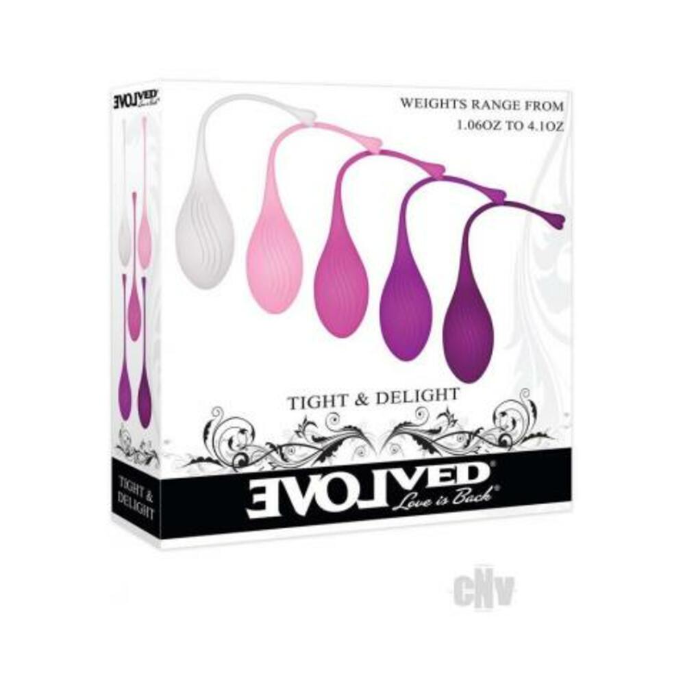 Evolved Tight & Delight Kegel Set Of 5 Silicone