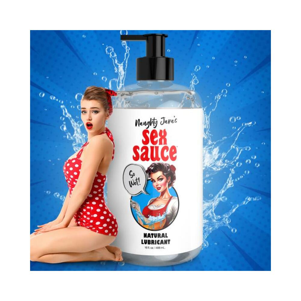 Naughty Jane's Sex Sauce Natural Lubricant - 16oz
