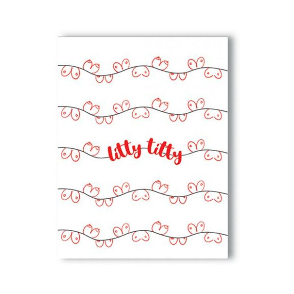 Litty Titty Holiday Greeting Card