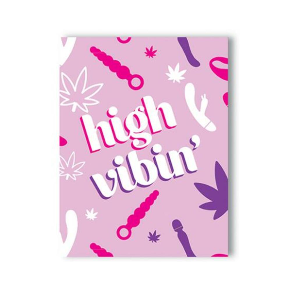 High Vibin' 420 Greeting Card