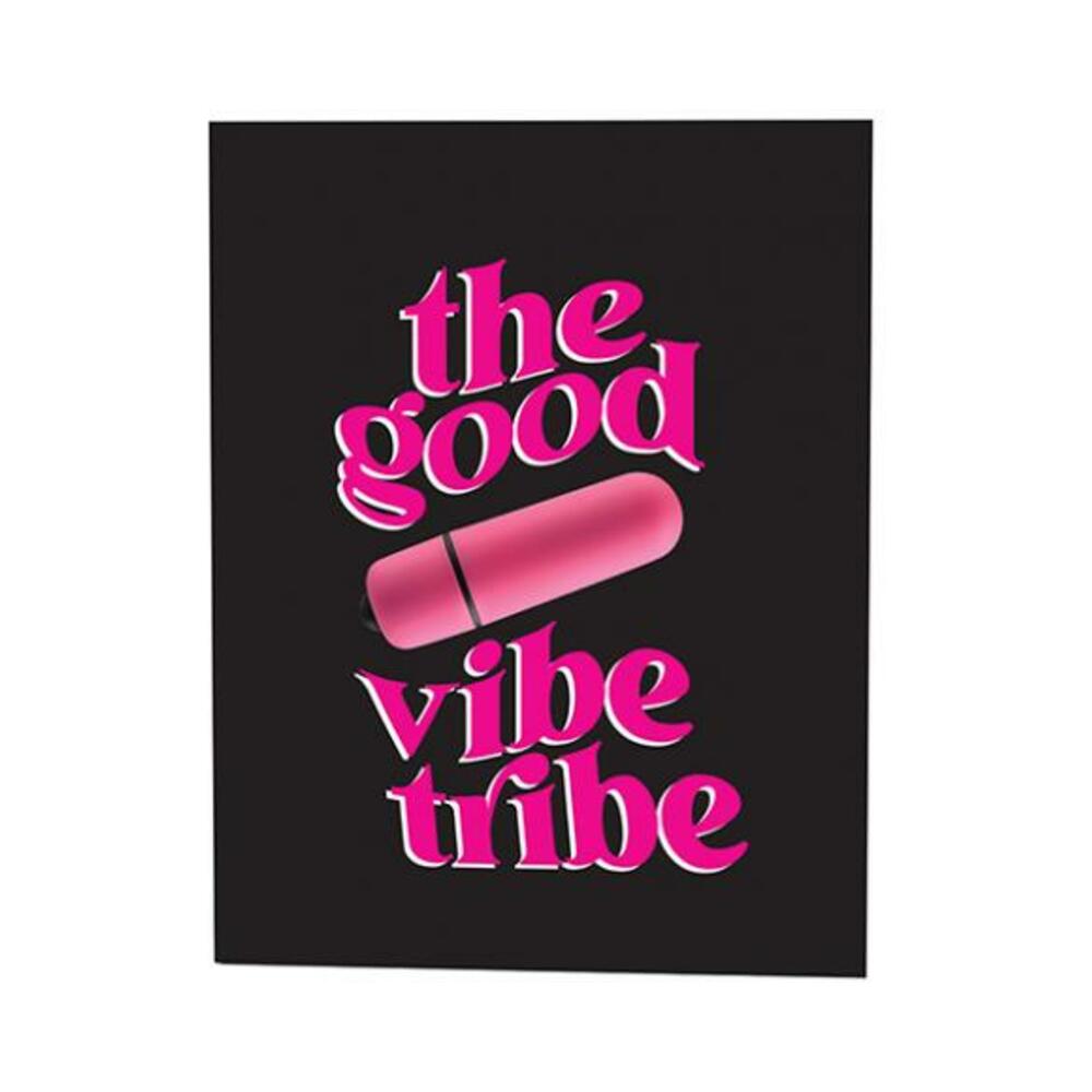 Naughty Vibes Good Vibe Tribe Greeting Card
