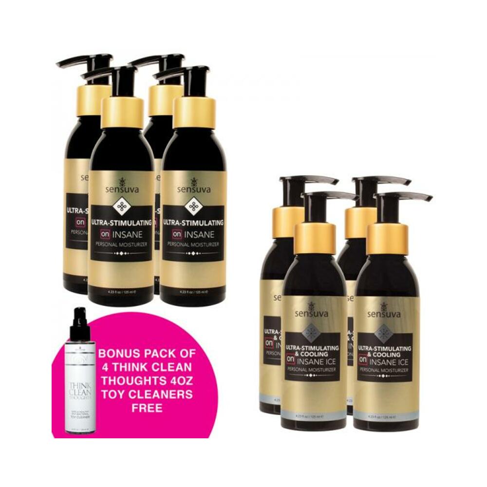 Pack Of 4 Ultra-stimulating Insane Personal Moisturizer 4.2 Oz./pack Of 4 Ultra-simulating Insane Ic