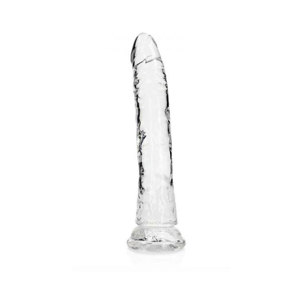 Realrock Crystal Clear Slim 11 In. Dildo Clear