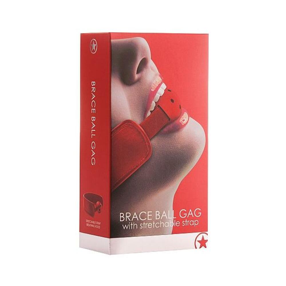 Brace Ball Gag Red