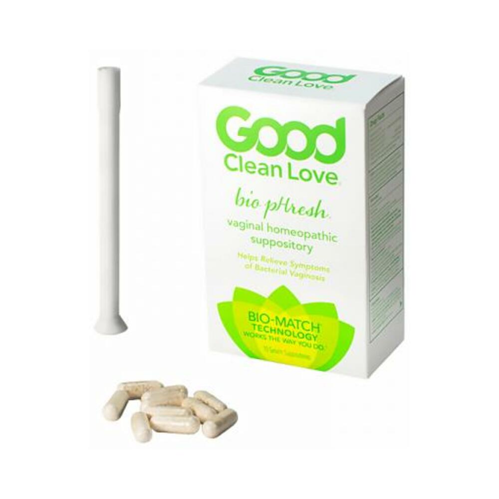 Good Clean Love Biophresh Vaginal Homeopathic Suppository 10-pack