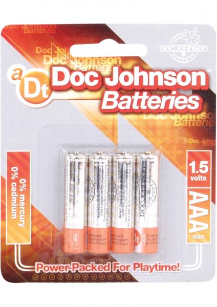 Doc Johnson Batteries AAA 4 Pack