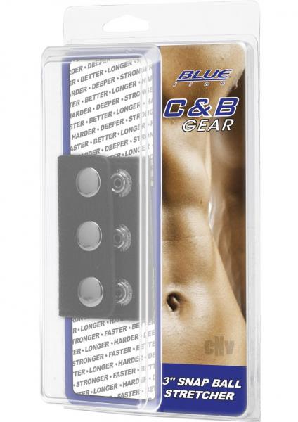 C & B Gear Snap Ball Stretcher 3 inches Black