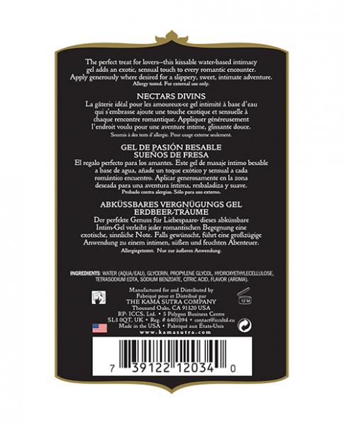 Kama Sutra Divine Nectars Strawberry Dreams 5oz