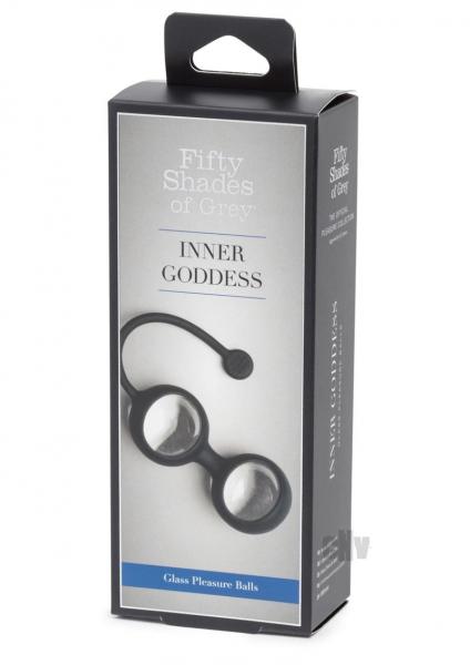 Fifty Shades Of Grey Inner Goddess Glass Pleasure Balls 2.7oz