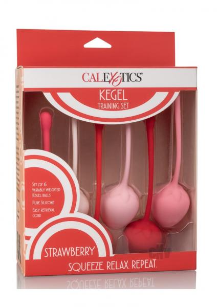 Kegel Training Set Strawberry 6 Piece