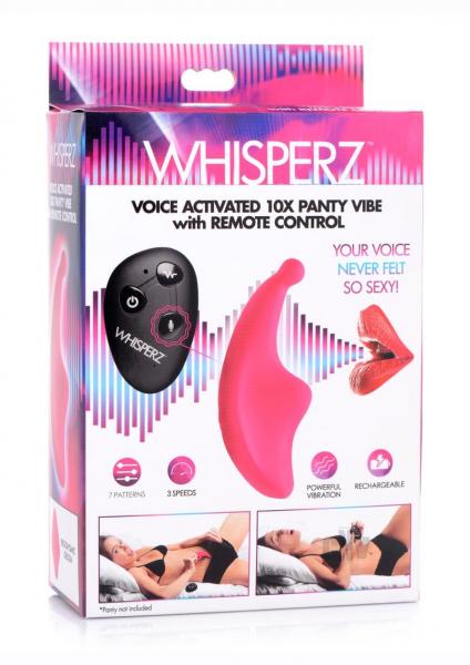 Voice Activated 10x Silicone Panty Vibrator With Remote Control