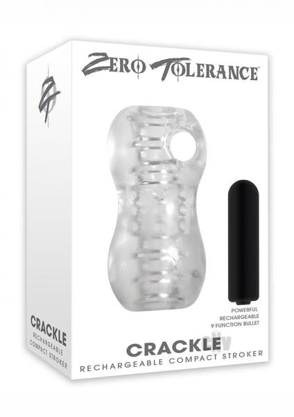 The Crackle Rechargeable Compact Stroker Clear