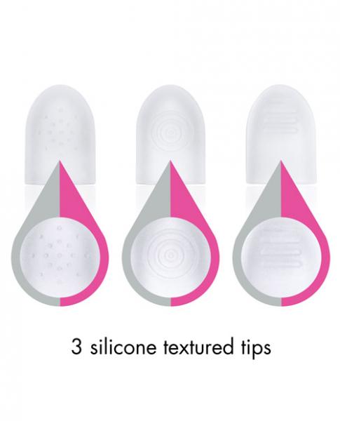 Fuzu Fingertip Massager Neon Pink