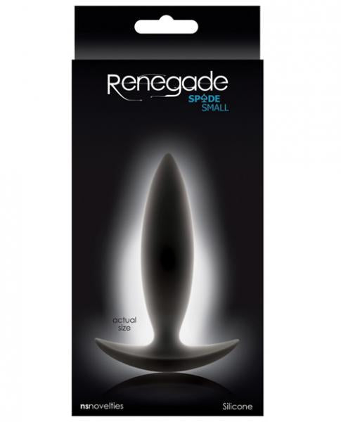 Renegade Spade Small Butt Plug Black