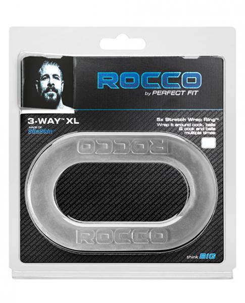 The Rocco 3 Way Wrap Ring Clear