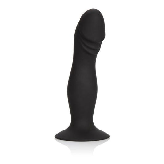 Silicone Anal Stud Black Plug