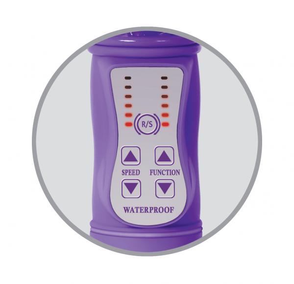 Violet Revolver Purple Rotating Vibrator