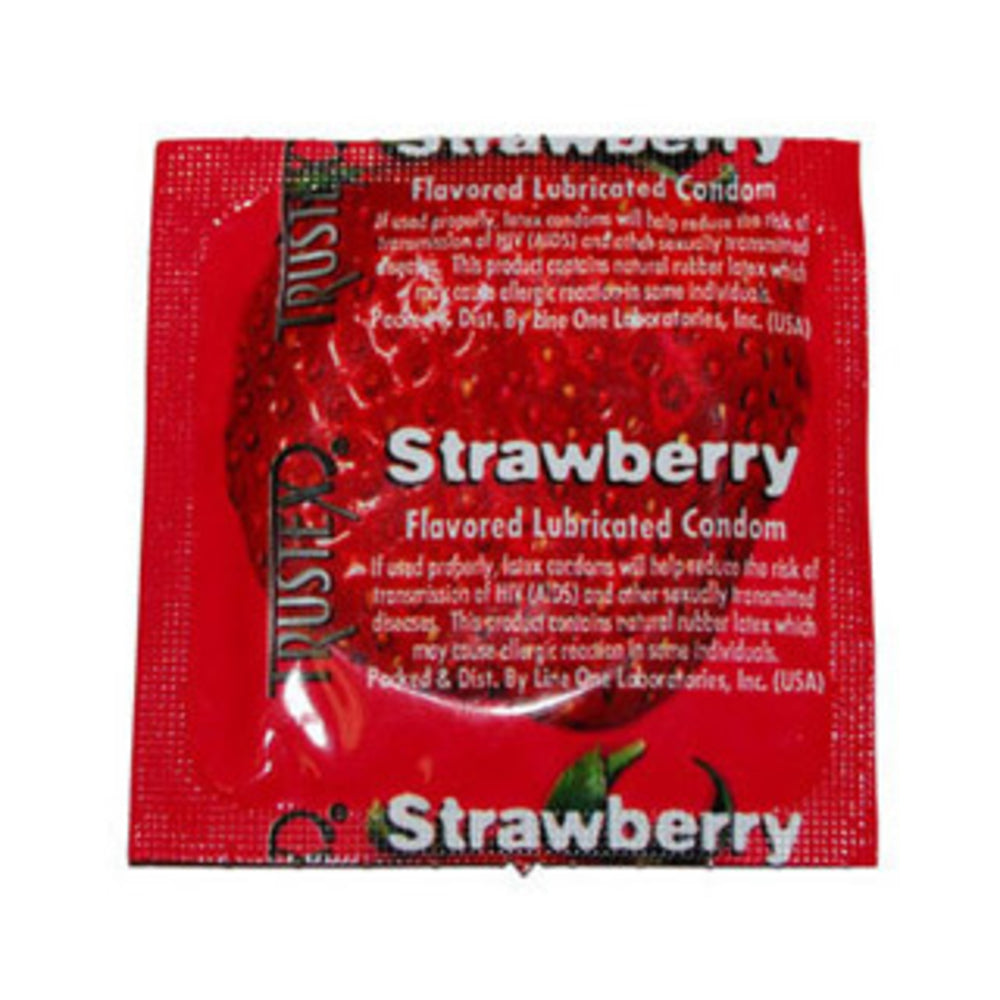 Trustex Flavored Condoms Strawberry 3 Pack
